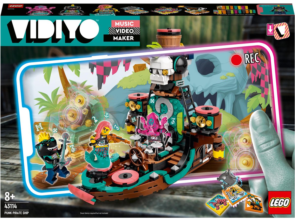 LEGO Vidiyo, klocki, Punk Pirate Ship, 43114