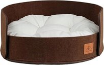 Legowisko dla kota Pfotenolymp – brązowe 40x16cm