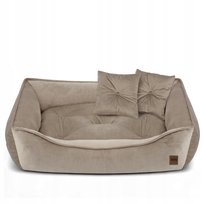 LEGOWISKO DLA PSA KOTA VELVET LUX KANAPA PREMIUM 70x50 CM POLSKA PRODUKCJA
