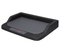 Legowisko dla psa, Medico standard, 75 x 50cm, L, czarny z grafitem