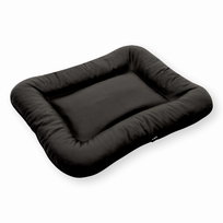 Legowisko ponton dla psa z ekoskóry ELLA, 130x110 cm, Czarny