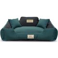 Legowisko Posłanie Dla Psa Antypoślizgowe Rozbieralne Kingdog 75X65 Cm Ciemnozielony - EDANTI
