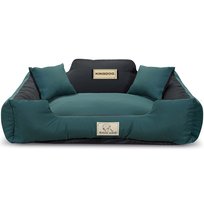 Legowisko Posłanie Dla Psa Antypoślizgowe Rozbieralne Kingdog 75X65 Cm Ciemnozielony