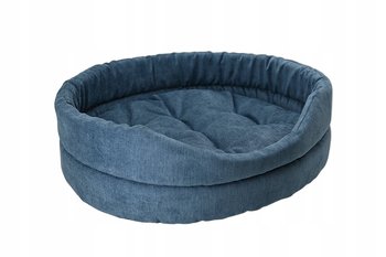 Legowisko posłanie welurowe dla kota NIEBIESKI