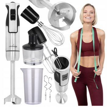 LEHMANN,Wielofunkcyjny Blender Ręczny Mikser Duży Zestaw  ,800 W - LEHMANN