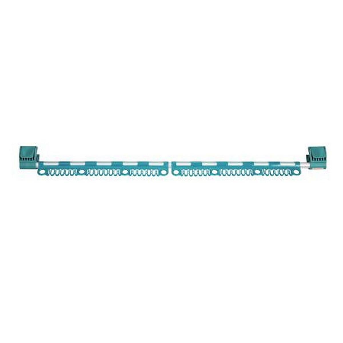 Leifheit, Wieszak do suszarek ogrodowych Easy Clip, turkusowy, 85650