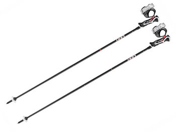 Leki, Kije narciarskie, Carbon 14S 3D Red, 125cm - Leki