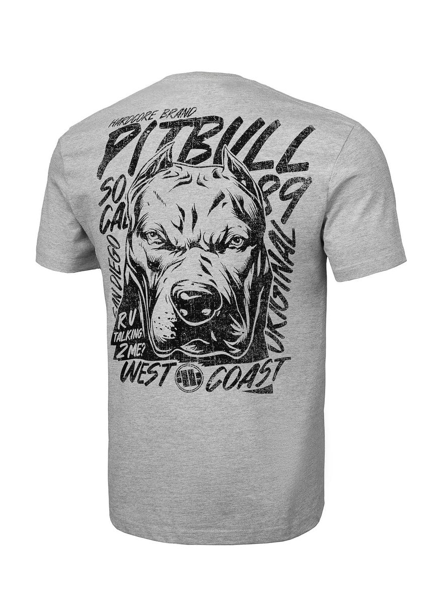 Lekka Koszulka GREY DOG Szara S - Pitbull West Coast | Moda Sklep EMPIK.COM