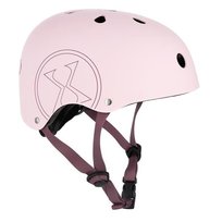 Lekki Bezpieczny Kask Ciemno-Różowy Dla Dziecka Rozmiar L 58-61 cm Out-mold