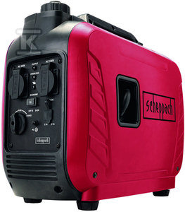 Lekki Przenośny Agregat Prądotwórczy INWERTOROWY ISE2500 2000W 2x230V CICHY - SCHEPPACH