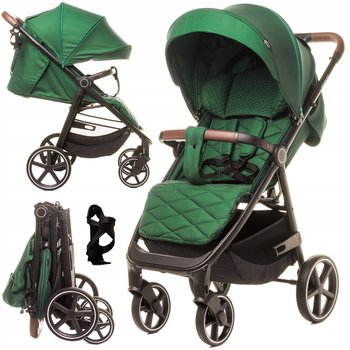 LEKKI Wózek Spacerowy SPACERÓWKA STINGER PRO 0-22KG DUŻE KOŁA + AKCESORIA - 4 Baby