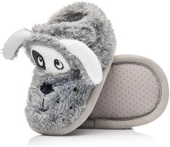 Lekkie ciepłe pluszowe kapcie zwierzaki obuwie dziecięce do domu roz. 27/28 - ATTRACTIVE