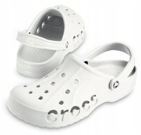 Lekkie Klapki Crocs Baya 10126 Białe Męskie 45,5