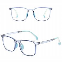 Lekkie Okulary dla Dzieci do Komputera Zerówki BLUE LIGHT Oprawki dziecięce