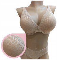 Lemax SECRET Plunge Bralette biustonosz usztywniany nude/brzoskwinia - 70F Lemax