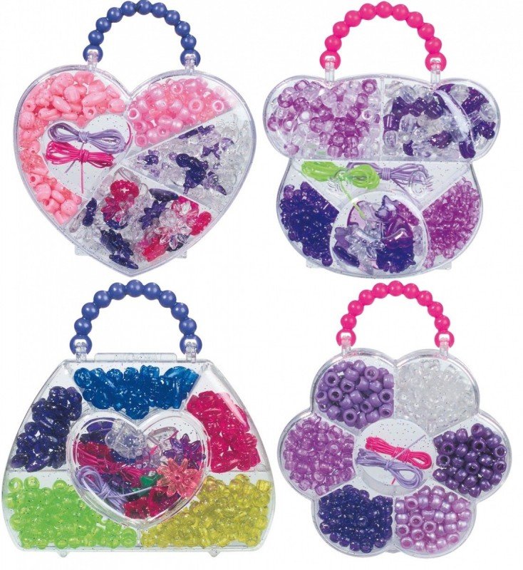 Lena-Toys, koraliki w serduszku