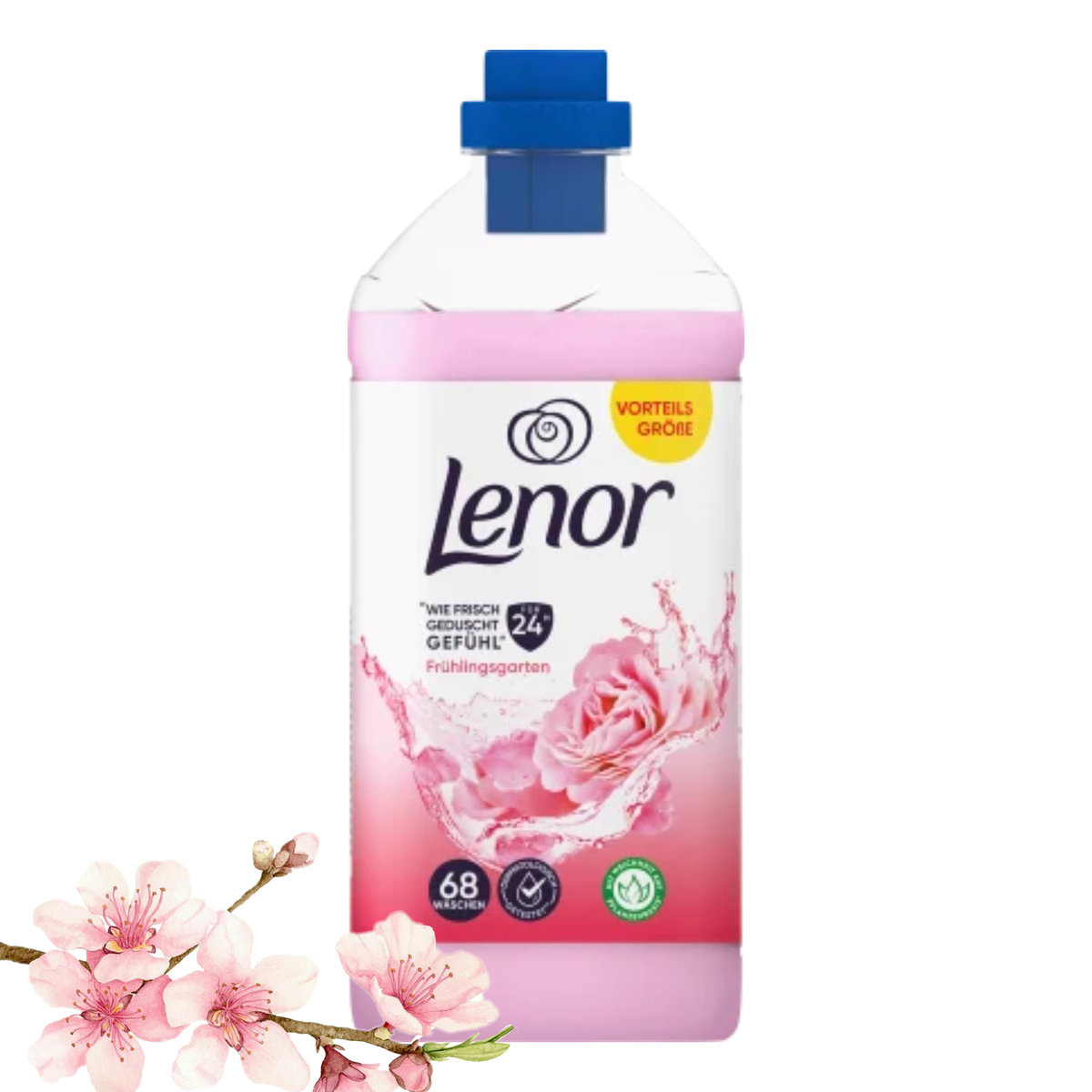 LENOR Płyn do płukania Wiosenny Ogród różowy Niemiecki DE 1,7L - P&G ...