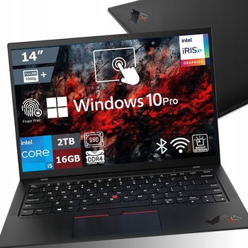 Lenovo ThinkPad X1 Carbon Gen 9 i5-1145 16GB DDR4 2TB SSD FHD W10P - IBM, Lenovo