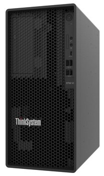 Lenovo ThinkSystem ST50 V2 Xeon E-2324G  (4Core 3.1GHz 8MB Cache/65W), SW RAID, 2x1TB SATA, 1x16GB 3200MHz ECC UDIMM, 500W 94% Efficiency, No DVD, 3Y Basic OnSite NBD - Lenovo