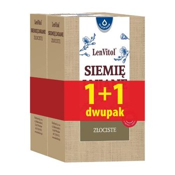 Lenvitol Siemię Lniane Złociste, 250G + 250G - Oleofarm