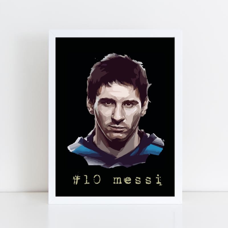 Leo Messi FC Barcelona - Plakat A3 ramka dekoracja - Deco-Online ...