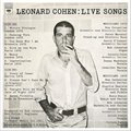 Leonard Cohen: Live Songs - Cohen Leonard