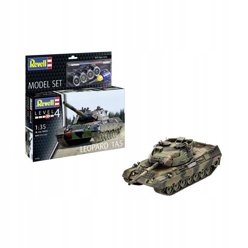 Revell Leopard 1A5 - zestaw podarunkowy Revell 63320
