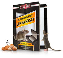 Lep na myszy STRONG składana pułapka lepowa z mocnym klejem i atraktantem orzechowym