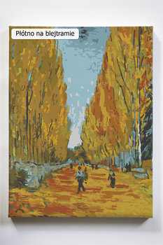 Les Alyscamps, Vincent van Gogh, aleja, drzewa, malowanie po numerach, blejtram - Akrylowo