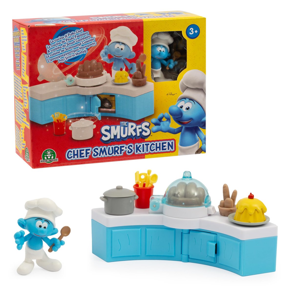 GIOCHI PREZIOSI LES Schtroumpfs Schtroumpf Farceur Et Sa Maison Au Toit