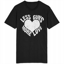 Less Guns More Love Koszulka Miłość Pokój Pacyfka