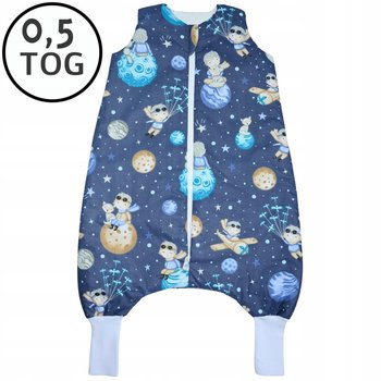 LETNI Śpiworek z nogawkami 92-104 M 0,5 TOG BAWEŁNA 100% PRODUKT POLSKI - ANKRAS