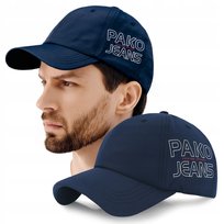 Letnia CZAPKA z Daszkiem Sportowa Bejsbolówka GRANATOWA Lekka Pako Jeans