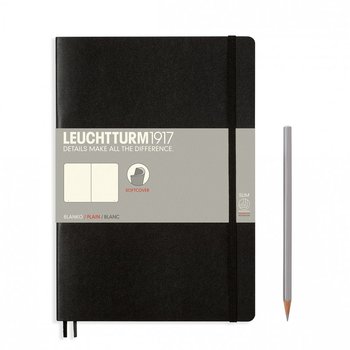 Leuchtturm, notes gładki, format B5, czarny