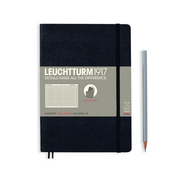 Leuchtturm, Notes Medium, 121 stron, kratka czarny - Leuchtturm