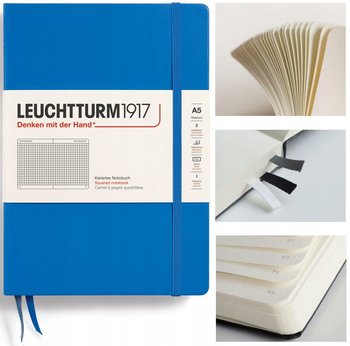 LEUCHTTURM1917 Notatnik Notes Medium A5 Kratka twarda oprawa zeszyt - Leuchtturm