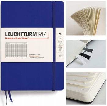 LEUCHTTURM1917 Notatnik Notes Medium A5 Kratka twarda oprawa zeszyt - Leuchtturm