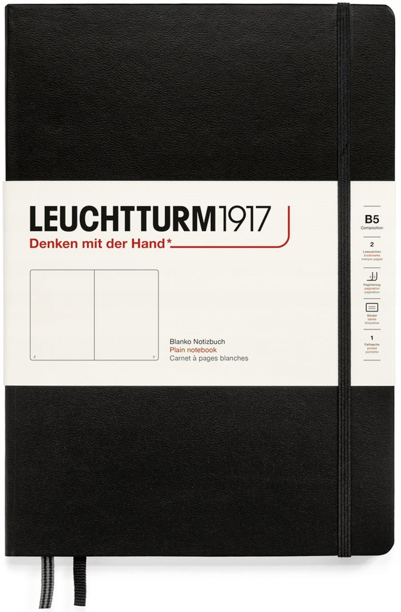Zdjęcia - Planner Leuchtturm1917 Notatnik Notes Twardy B5 Gładki 