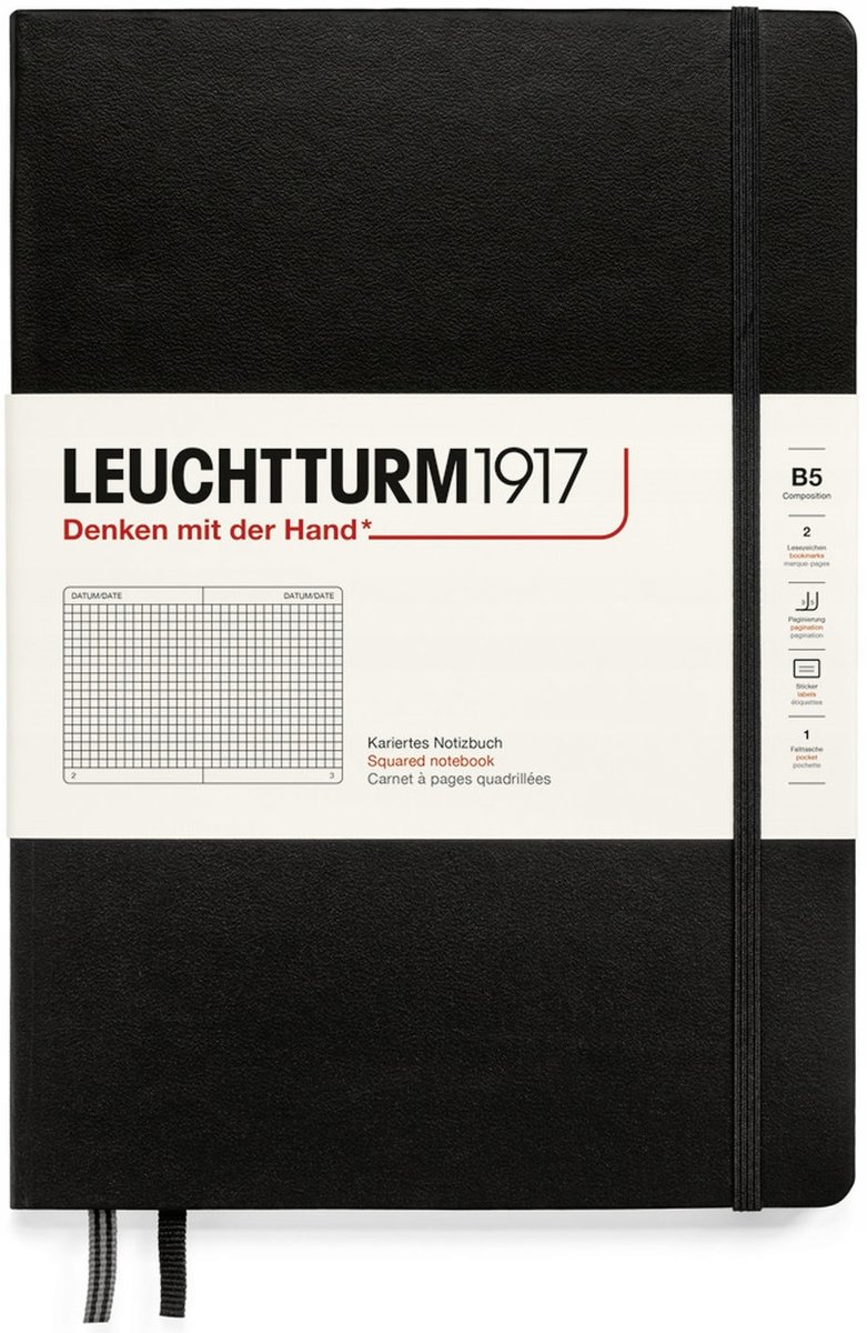 Zdjęcia - Notatnik Leuchtturm1917  Notes Twardy B5 Kratka 