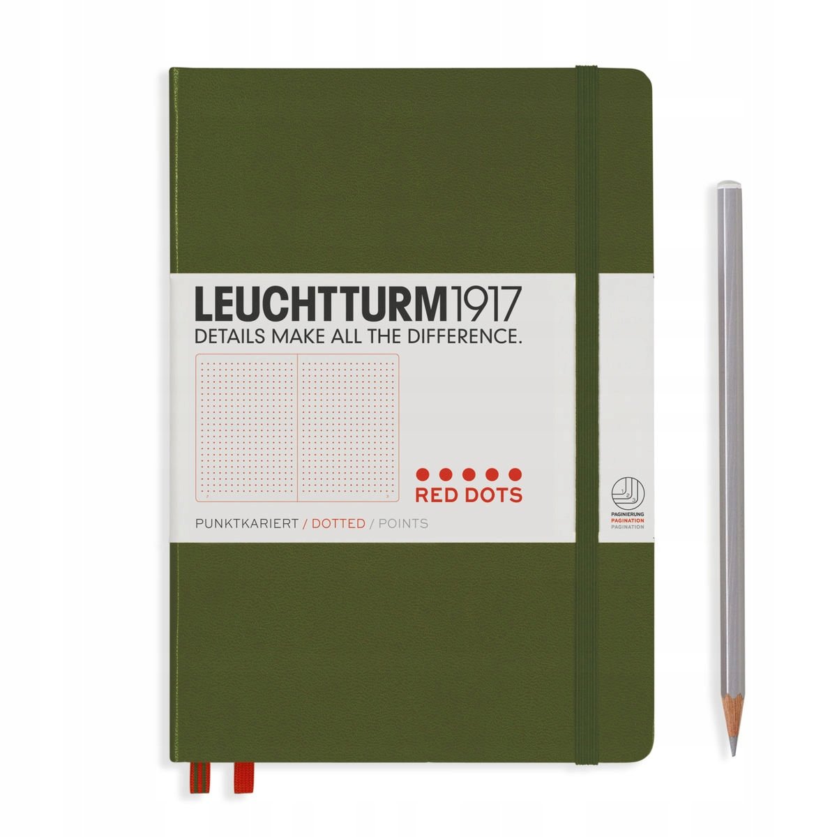 Фото - Щоденник Leuchtturm1917 Notatnik Red Dots Medium A5 Kropka 