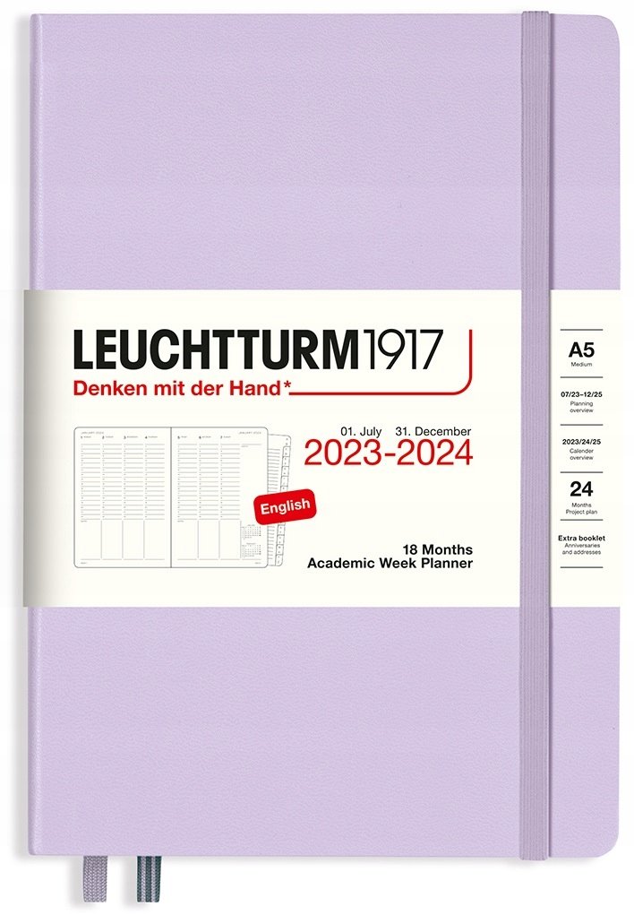 LEUCHTTURM1917 Planer kalendarz książkowy A5 tyg. - Leuchtturm | Sklep