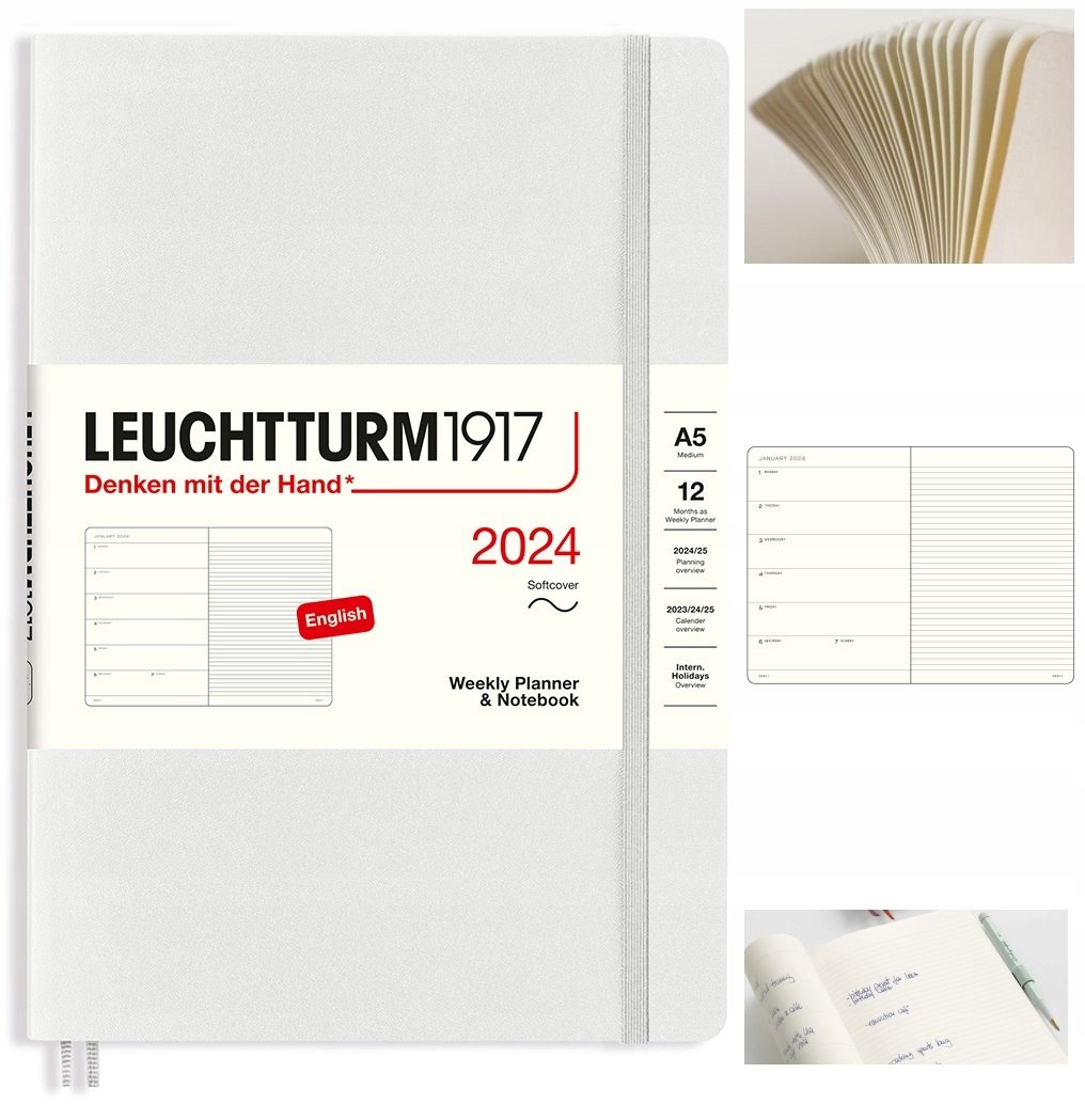 LEUCHTTURM1917 Planer kalendarz książkowy A5 tyg. - Leuchtturm | Sklep