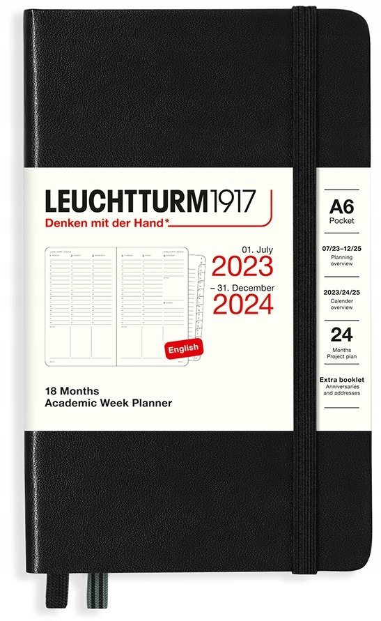 LEUCHTTURM1917 Planer kalendarz książkowy A6 tyg. - Leuchtturm1917