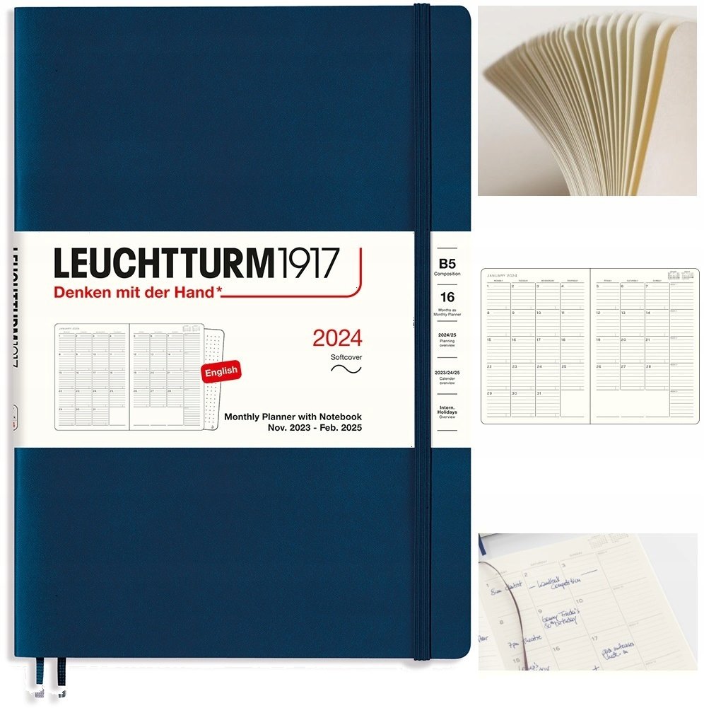 LEUCHTTURM1917 Planer kalendarz książkowy B5 mies. - Leuchtturm | Sklep ...