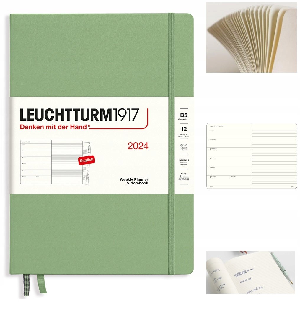LEUCHTTURM1917 Planer kalendarz książkowy B5 tyg. - Leuchtturm | Sklep