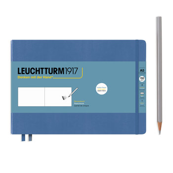 Leuchtturm1917, szkicownik poziomy Medium, A5, denim - Leuchtturm