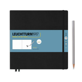 Leuchtturm1917, szkicownik Square, 225x225 mm, czarny - Leuchtturm