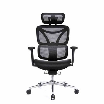 LEVANO SYSTEM Fotel ergonomiczny Control Pro Czarny - Inny producent