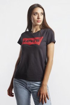 Levi's, T-shirt damski, The Perfect Large Batwing Black, rozmiar XS - Levi's