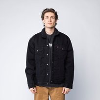 Levi'S Type 3 Sherpa Trucker Jacket Black - S Levi's